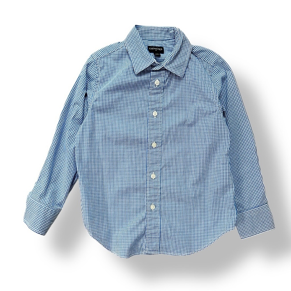 Crewcuts | Long Sleeve Gingham Button Down Shirt (5)